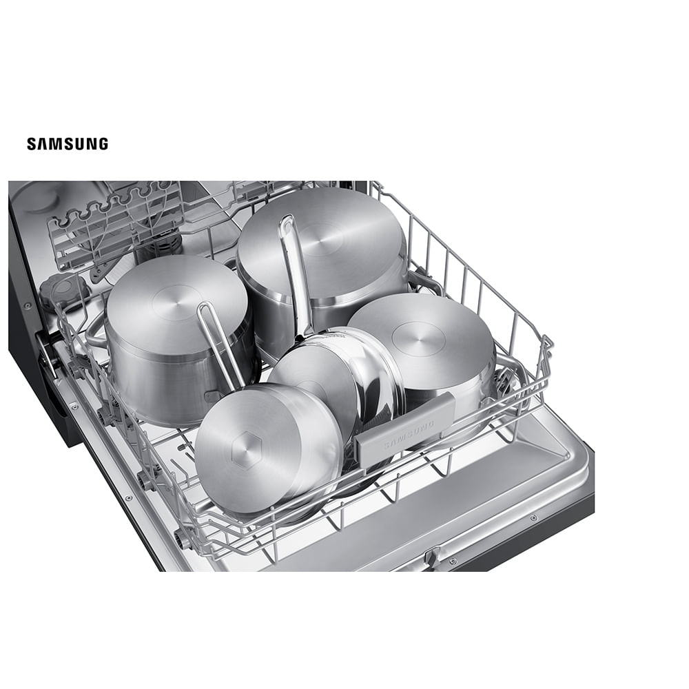 Lava Louças Samsung Black Inox com 14 Serviços e 07 Programas de Lavagem - DW60DG55