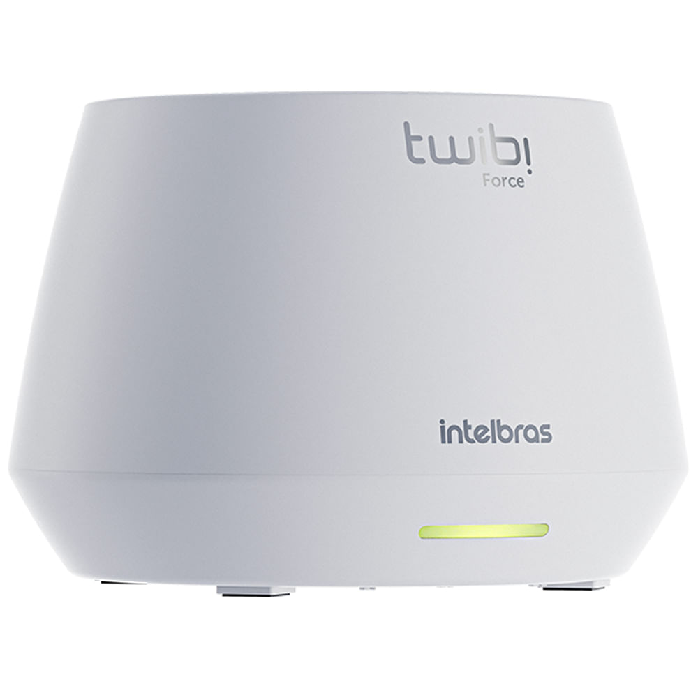 Roteador Mesh Twibi Force AX 1500 Intelbras Wi-Fi 6, Suporta Até 600MB, Cobertura Até 280m², 128 Dispositivos, 1 Pack