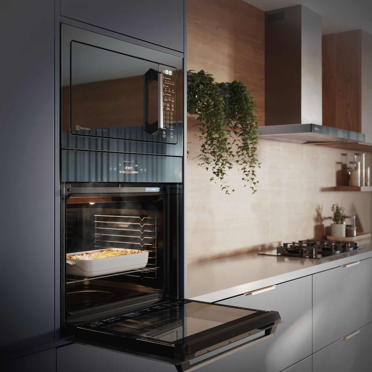 Micro-ondas de Embutir Electrolux ME3HP com 34L Inox com Grill e Função Tira Odor