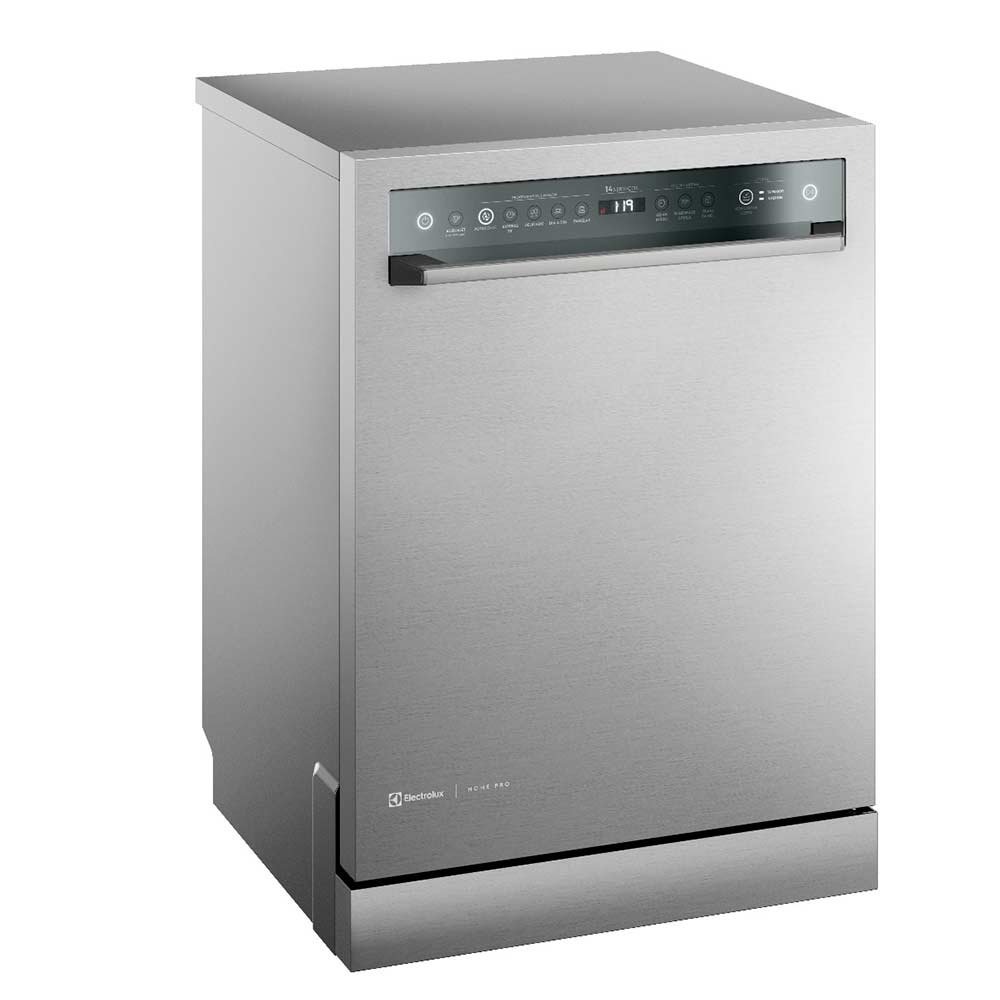 Lava-Louças Electrolux 14 Serviços Inox Home Pro com 05 Programas de Lavagem e Função Higienizar - LS14X