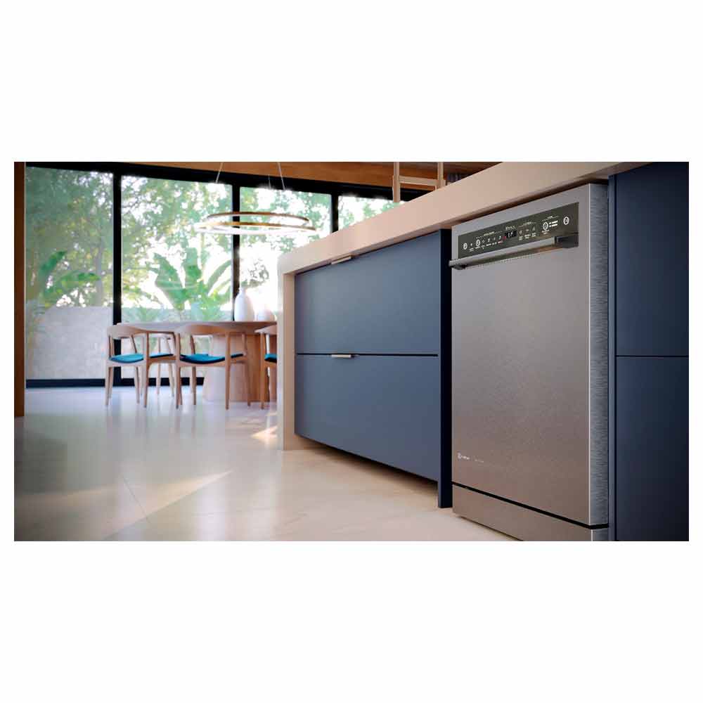 Lava-Louças Electrolux 14 Serviços Inox Home Pro com 05 Programas de Lavagem e Função Higienizar - LS14X
