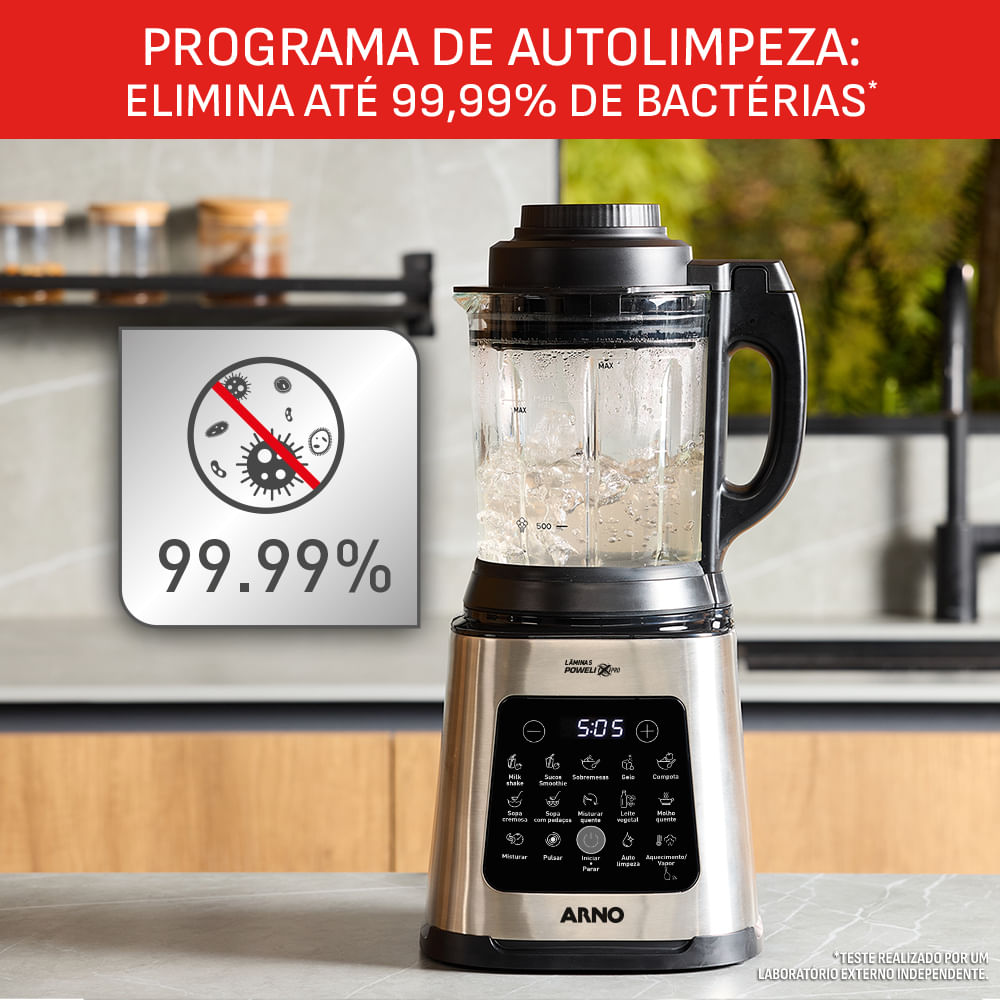 Liquidificador Arno Ultraforce Cook com 06 Lâminas e Jarra com 1,7 Litros - LN95