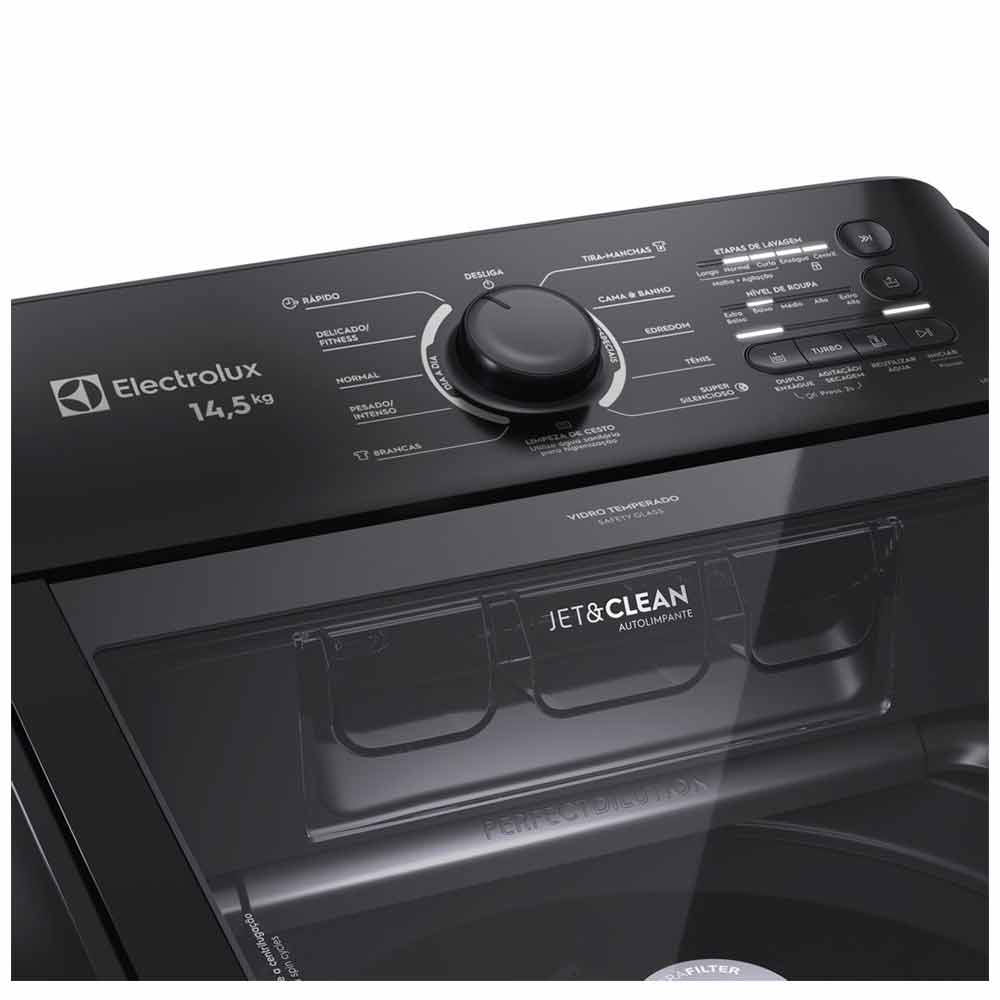 Lavadora de Roupas Electrolux 14,5 Kg Efficient com 11 Programas de Lavagem, Jet&Clean e Ultra Filter? - LEP15