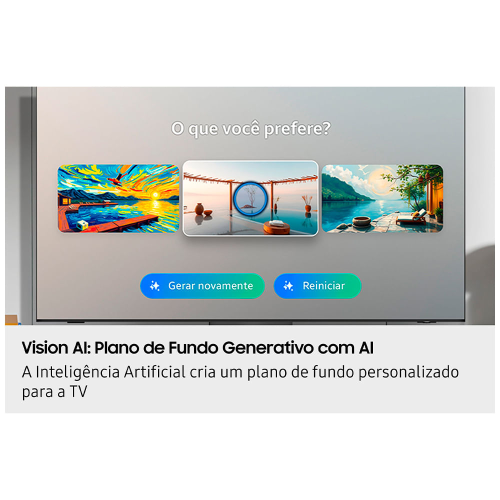 Smart TV Samsung 85" Polegadas QLED 4K Q7F 2025, Processador com AI e Alexa Integrada
