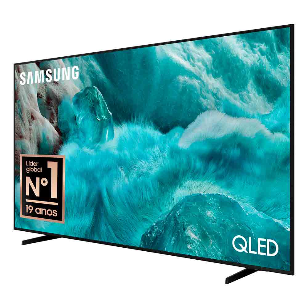 Smart TV Samsung 75" Polegadas QLED 4K Q7F 2025, Processador com AI e Alexa Integrada