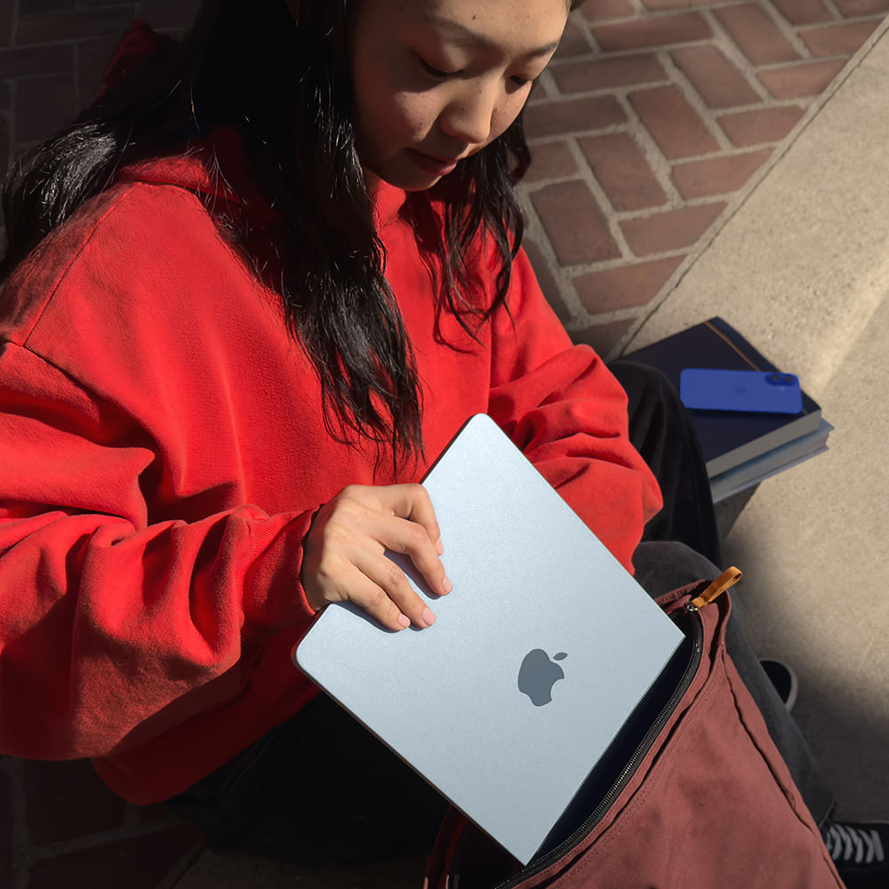 MacBook Air 15" Apple M4 (16GB RAM 256GB SSD) - Azul-céu