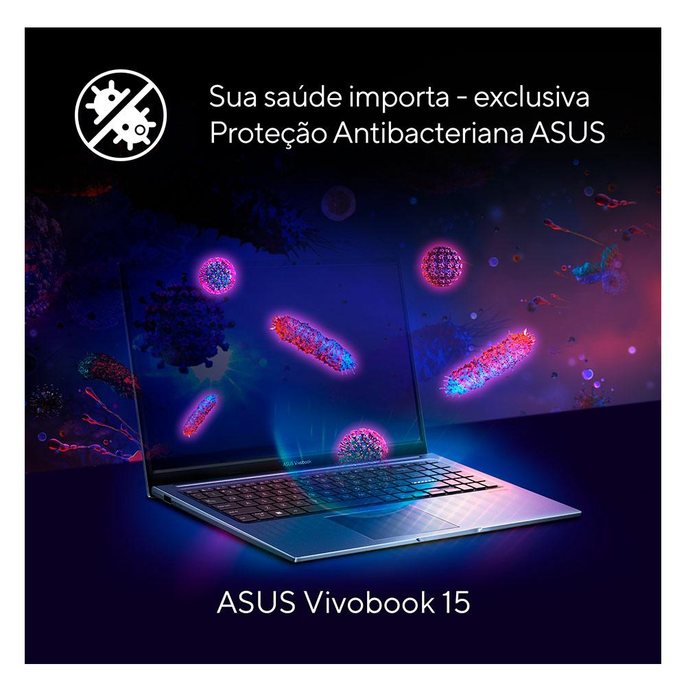 Notebook Asus Vivobook 15, Intel Core i5-1235U, 8GB/512GB SSD, Win11, Tela 15,6" - X1504ZA-NJ987W