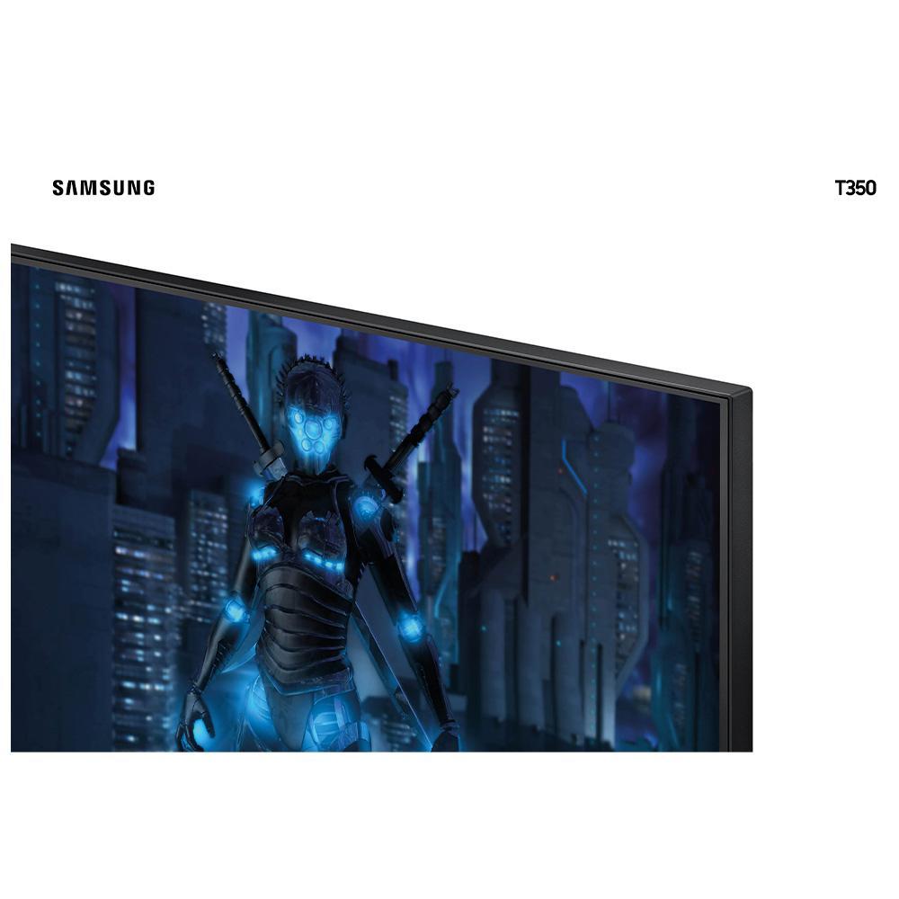 Monitor Gamer T350 24” Samsung FHD, 75Hz, HDMI, VGA, Freesync - LF24T350FHLMZD