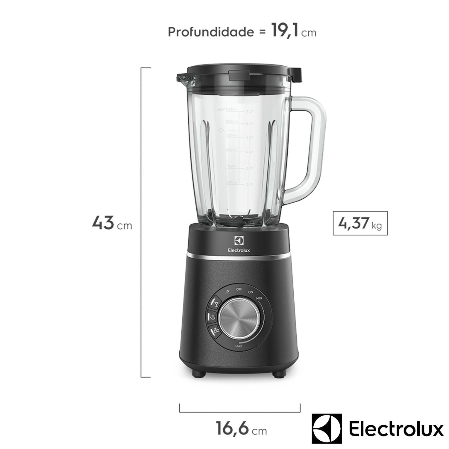 Liquidificador Electrolux Expert com Velocidade Variável e Jarra com 2 Litros - BLP70