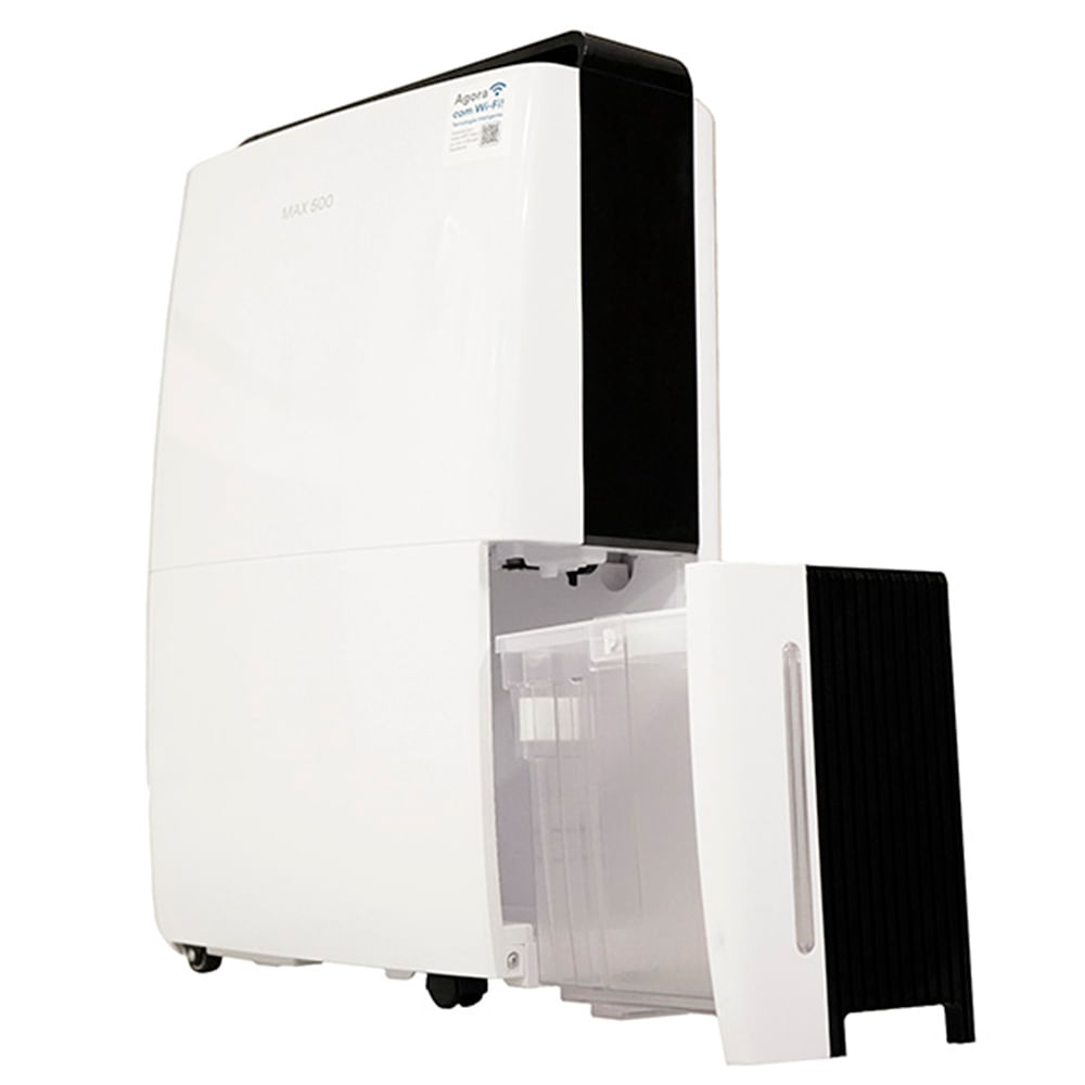 Desumidificador de Ar Desidrat Max 500 com Wi-Fi Branco