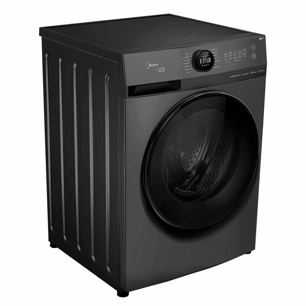 Lava e Seca Midea HealthGuard 13kg/8kg Titanium Conectada com Função Turbo - MF200D13