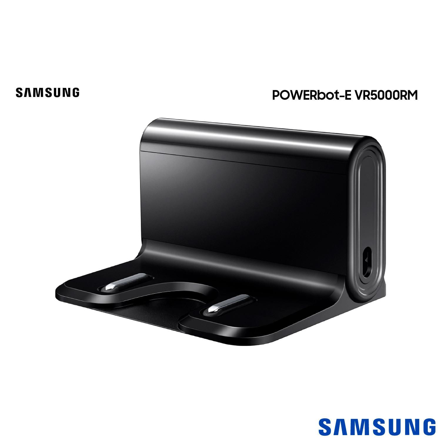 Robô Aspirador VR5000RM Powerbot-e Samsung 2 em 1: Aspira e passa pano com WI-FI - VR05R5050WK/AZ