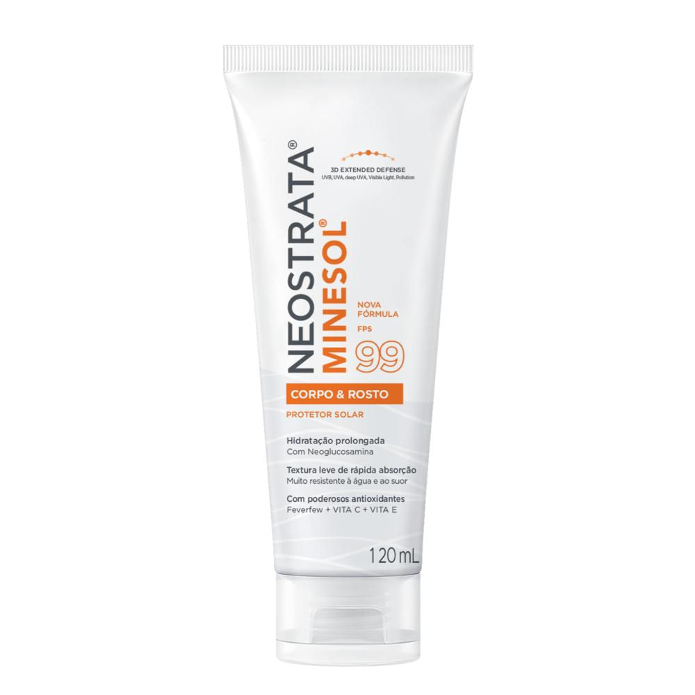 Protetor Solar Neostrata Minesol Corpo e Rosto Antioxidante FPS99 120ml
