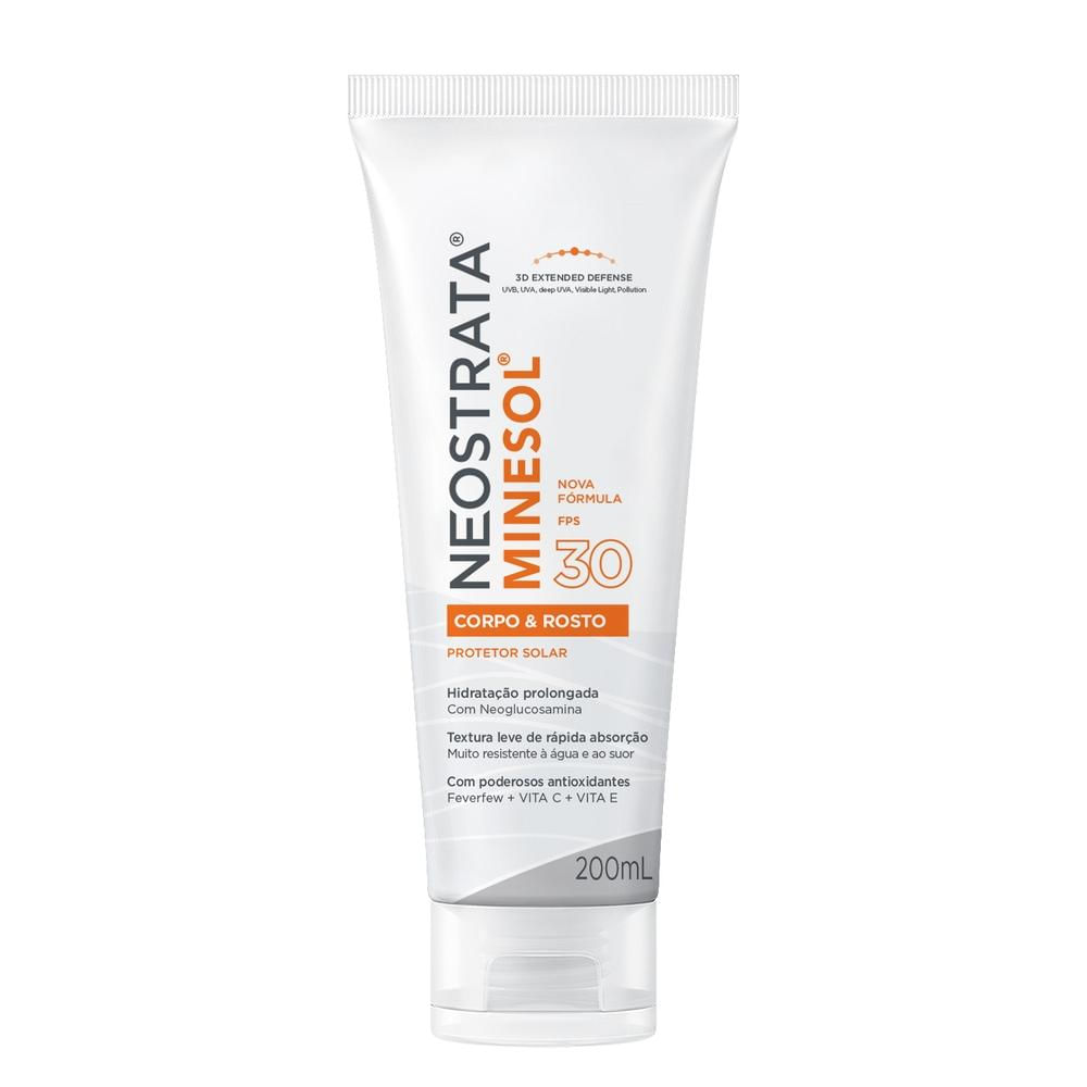 Protetor Solar Neostrata Minesol Corpo e Rosto Antioxidante FPS30 200ml