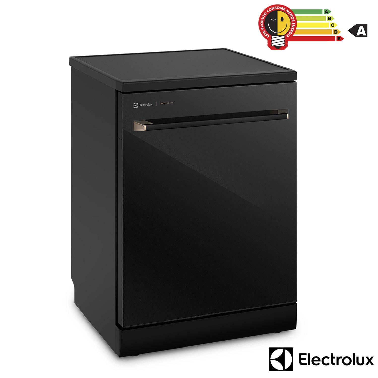 Lava-Louças Electrolux Pro Series com 14 Serviços, 11 Programas de Lavagem e Painel Digital, Preta - LP14V