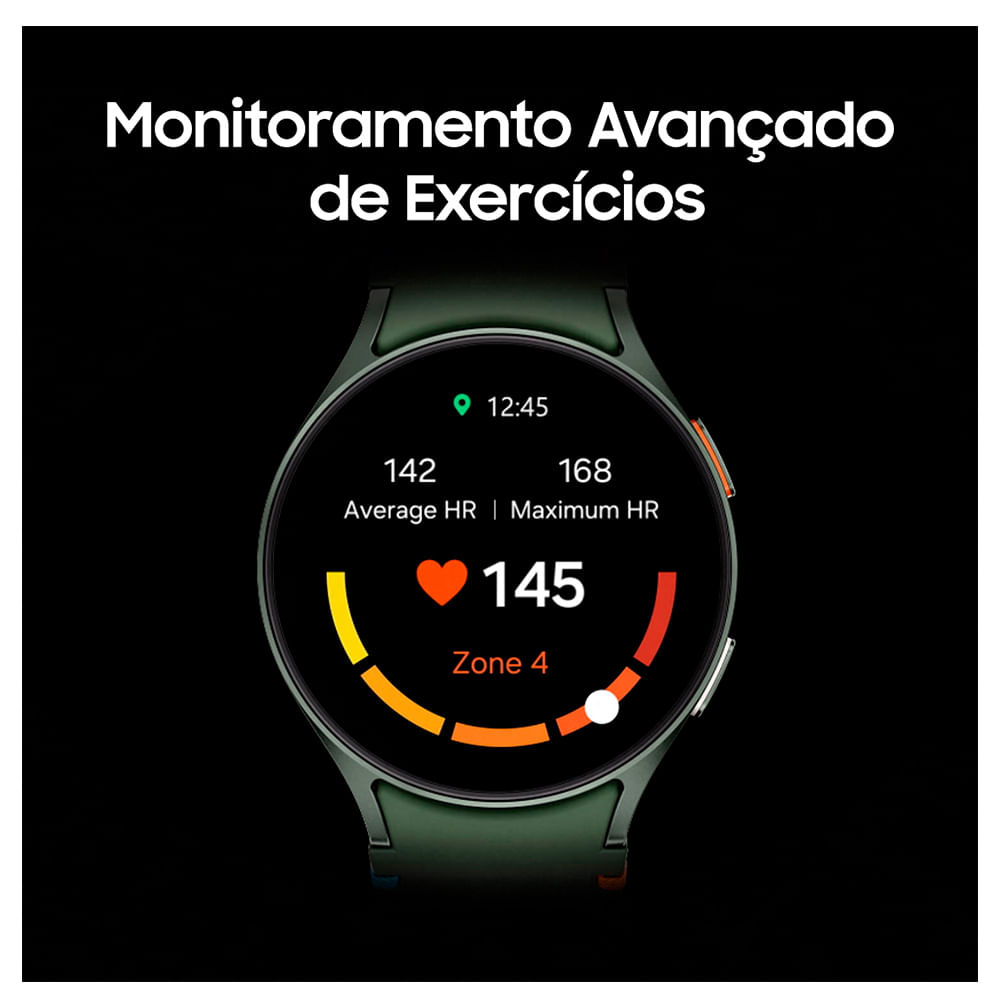 Galaxy Watch 7 LTE 40mm Samsung Creme com 1,31", 4G e 32GB