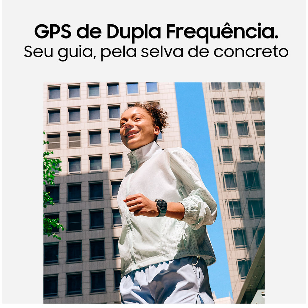Galaxy Watch 7 LTE 40mm Samsung Creme com 1,31", 4G e 32GB