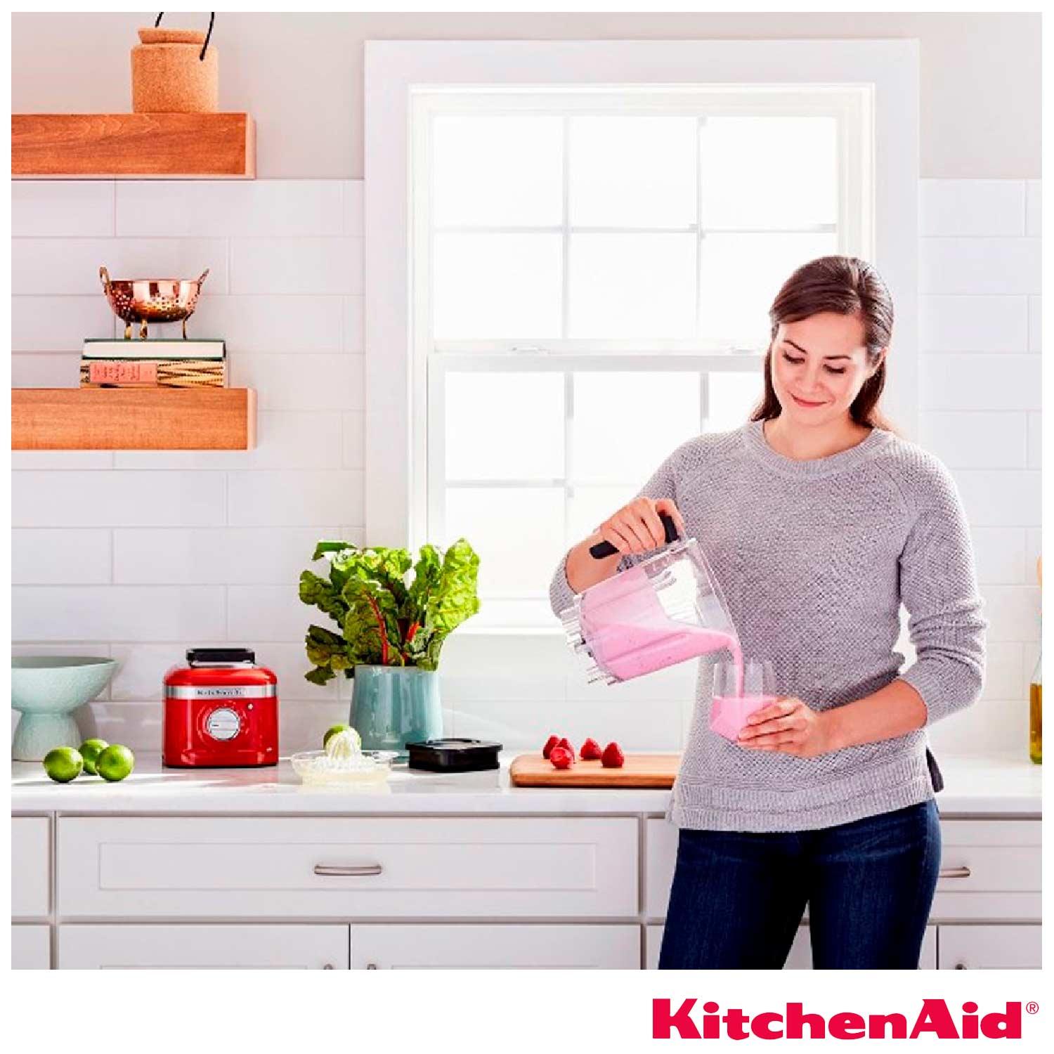 Liquidificador KitchenAid com 05 Velocidades e Jarra com 1,7 Litros Empire Red - K400