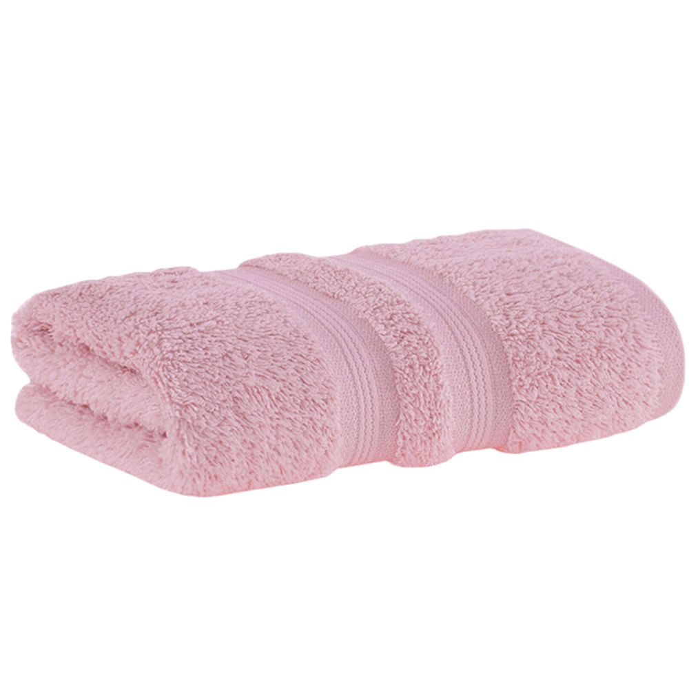 Jogo de Toalhas de Banho Gigante com 05 Peças Algodão Egípcio Rosa