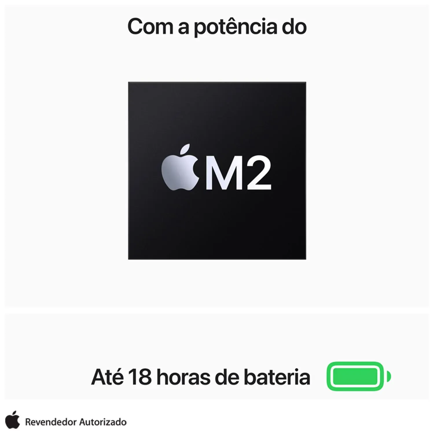 MacBook Air 13" Apple M2 (16GB RAM 256GB SSD) - Meia-noite