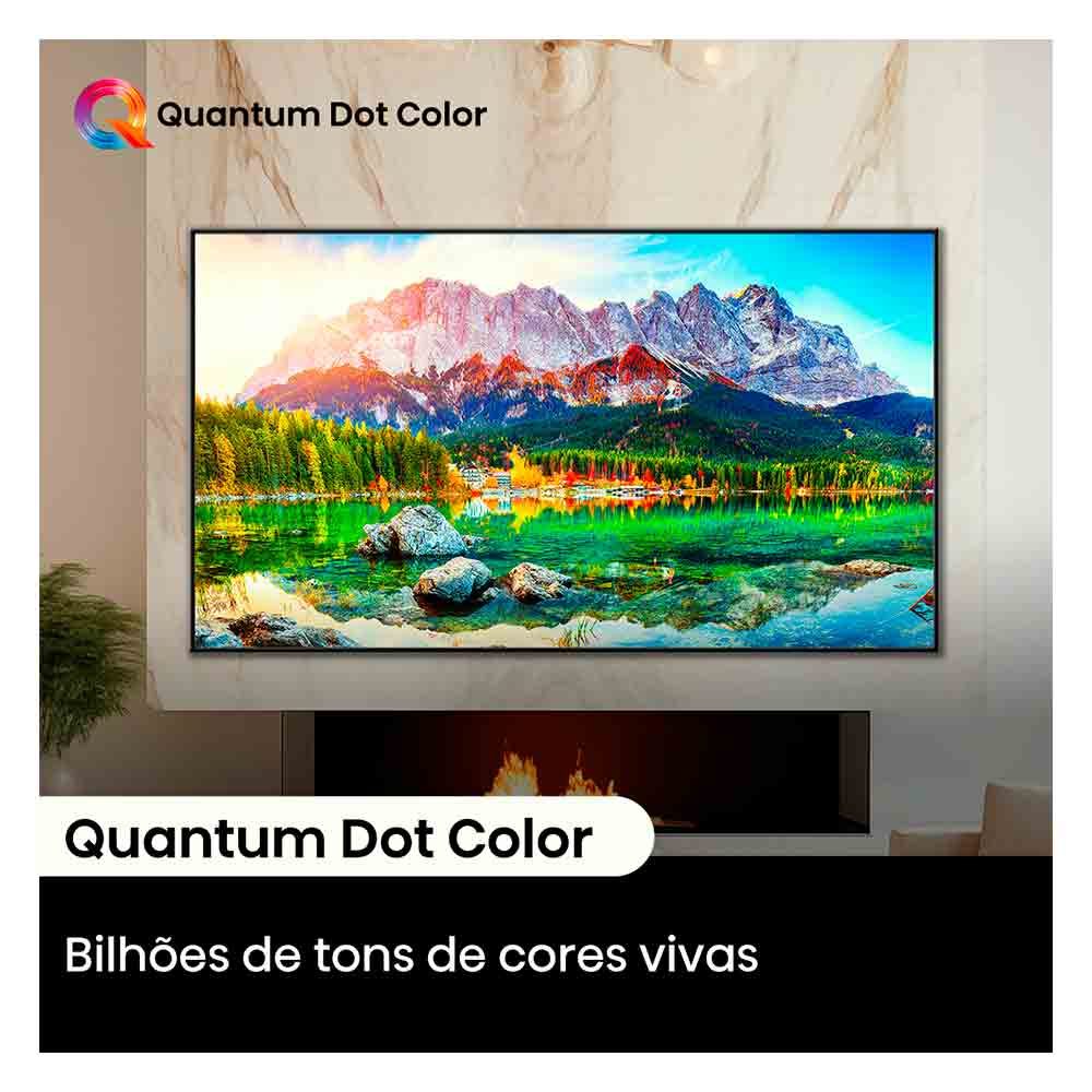 Smart TV Hisense  Mini LED UHD 4K 65" Polegadas Frequência 144 Hz e Wi-Fi - 65U75LUA