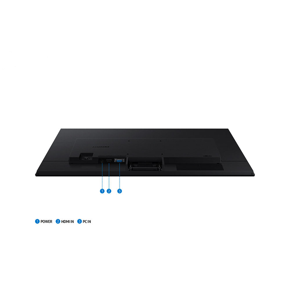 Monitor Gamer Samsung 24" FHD,100 Hz, HDMI, VGA, Preto, S3 - LS24D300GALMZD