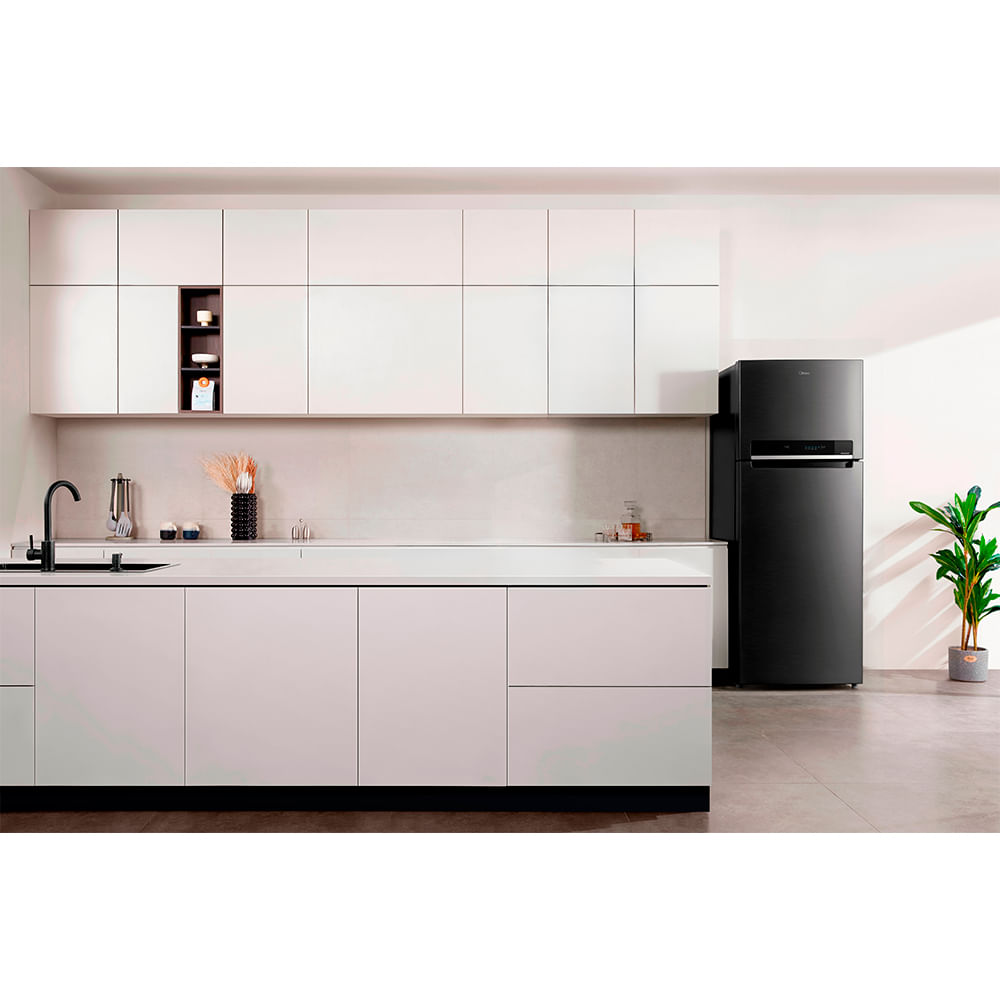 Refrigerador Duplex Flexi-Volt Smart Midea Inverter Frost Free com 491 Litros Preto Bivolt - MD-RT650EVDDX3