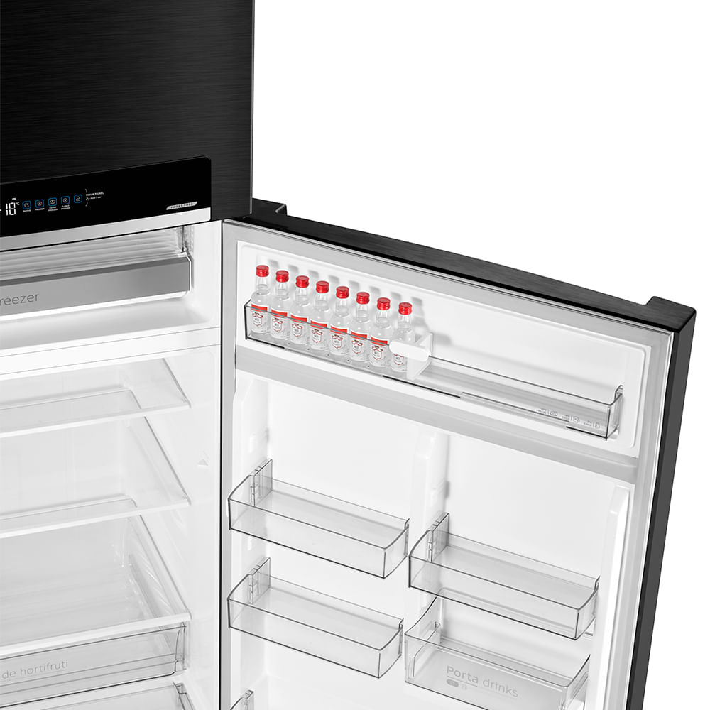 Refrigerador Duplex Flexi-Volt Smart Midea Inverter Frost Free com 491 Litros Preto Bivolt - MD-RT650EVDDX3