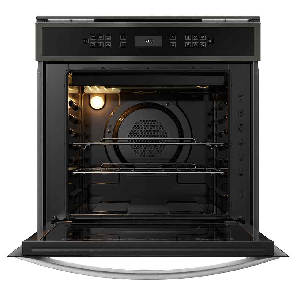 Forno Elétrico de Embutir Brastemp Eclipse Collection com 84 Litros de Capacidade, Grill Black Inox - BOT84AP