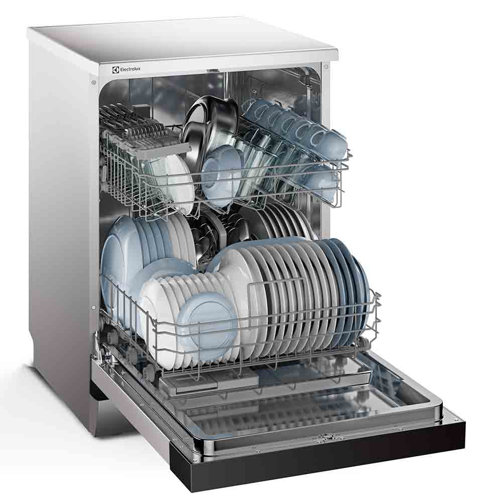 Lava-Louça Electrolux 14 Serviços Inox com Programa Lava e Seca 50' LS14E 220V