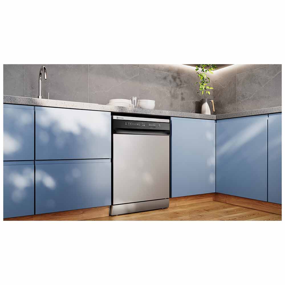 Lava-Louça Electrolux 14 Serviços Inox com Programa Lava e Seca 50' LS14E 220V