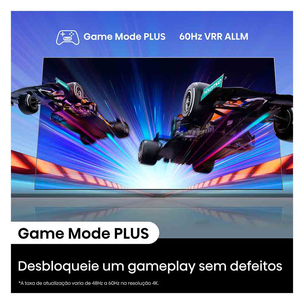 Smart TV Hisense DLED 4K 70" Polegadas 70A51HUV com LED Sleep Timer, Entrada HDMI e Wi-fi