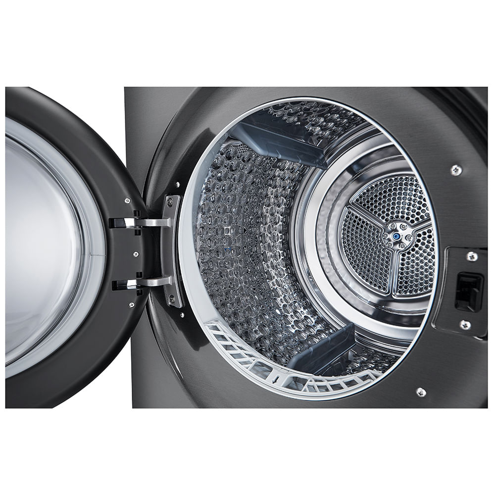 Lava e Seca Torre Smart LG WashTower 14kg Black Inox com AIDD™ WK14BS6
