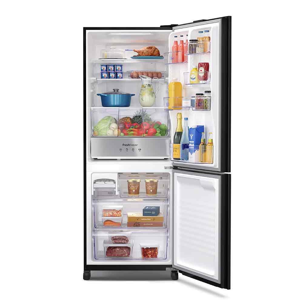 Refrigerador Panasonic de 02 Portas Frost Free com 450 Litros Bottom Freezer Preto - NRBB65GV