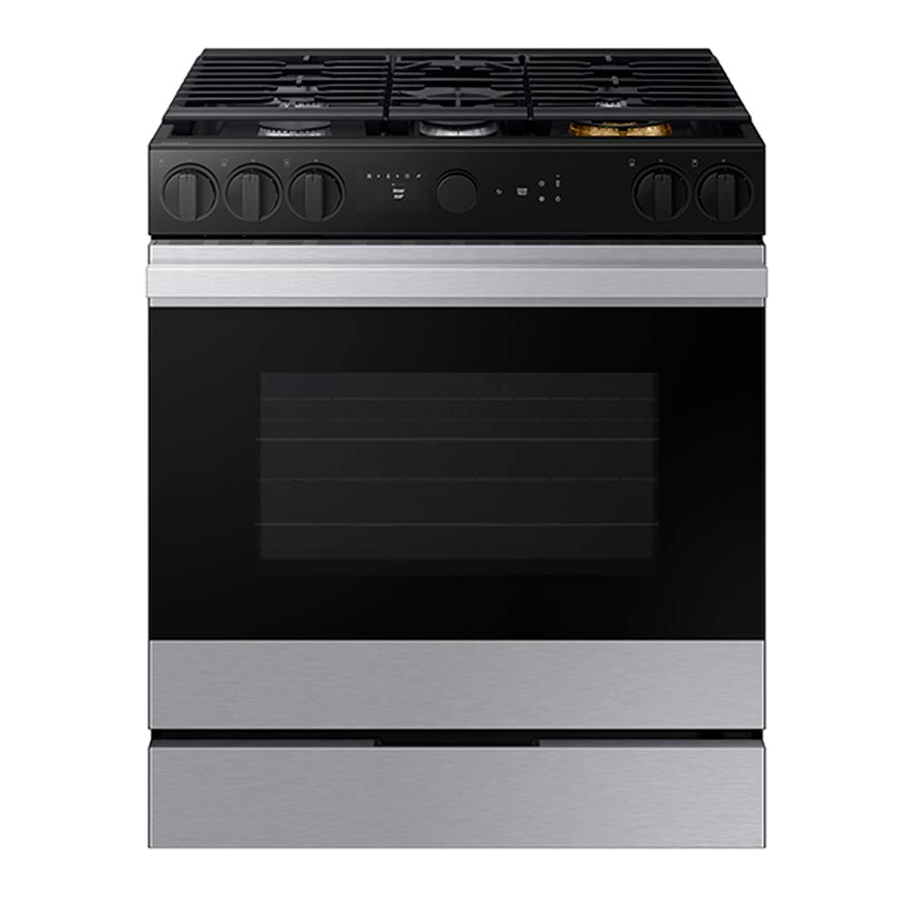 Fogão de Piso Samsung de 05 Bocas Serie 7 com Câmera e Air Fry Inox - NSG6DG87