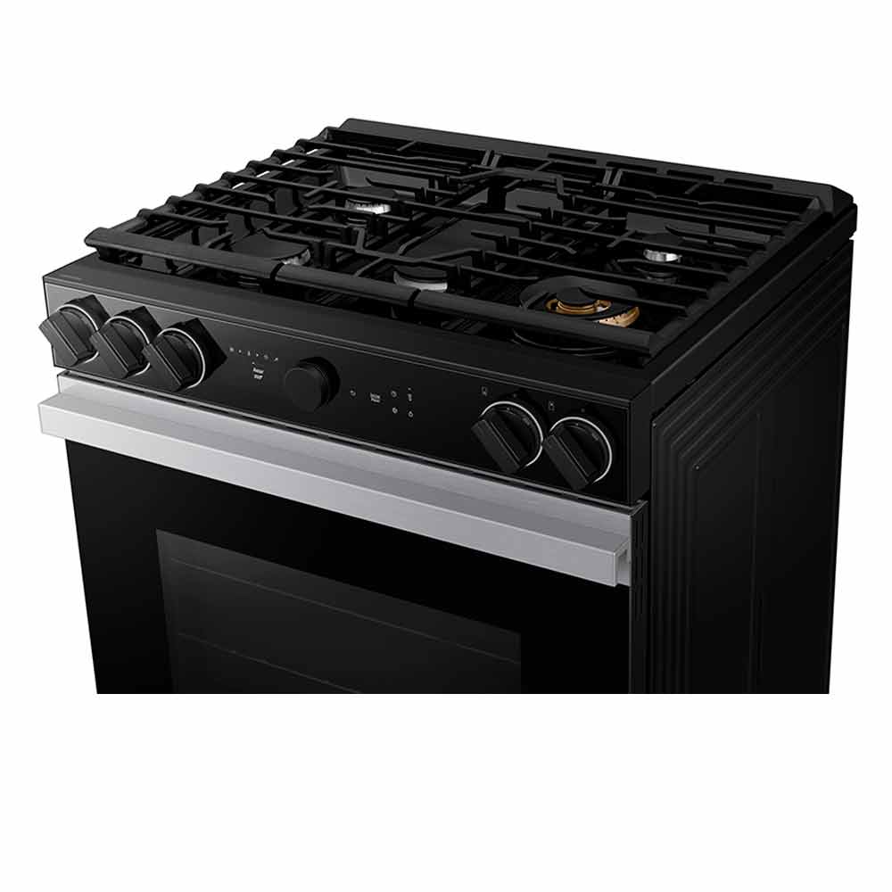Fogão de Piso Samsung de 05 Bocas Serie 7 com Câmera e Air Fry Inox - NSG6DG87
