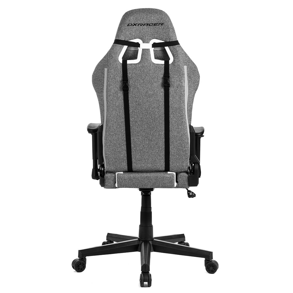 Cadeira Gamer Prince DXRacer Giratória e Tecido Hidro Repelente Cinza e Preta - LPF132GRAY