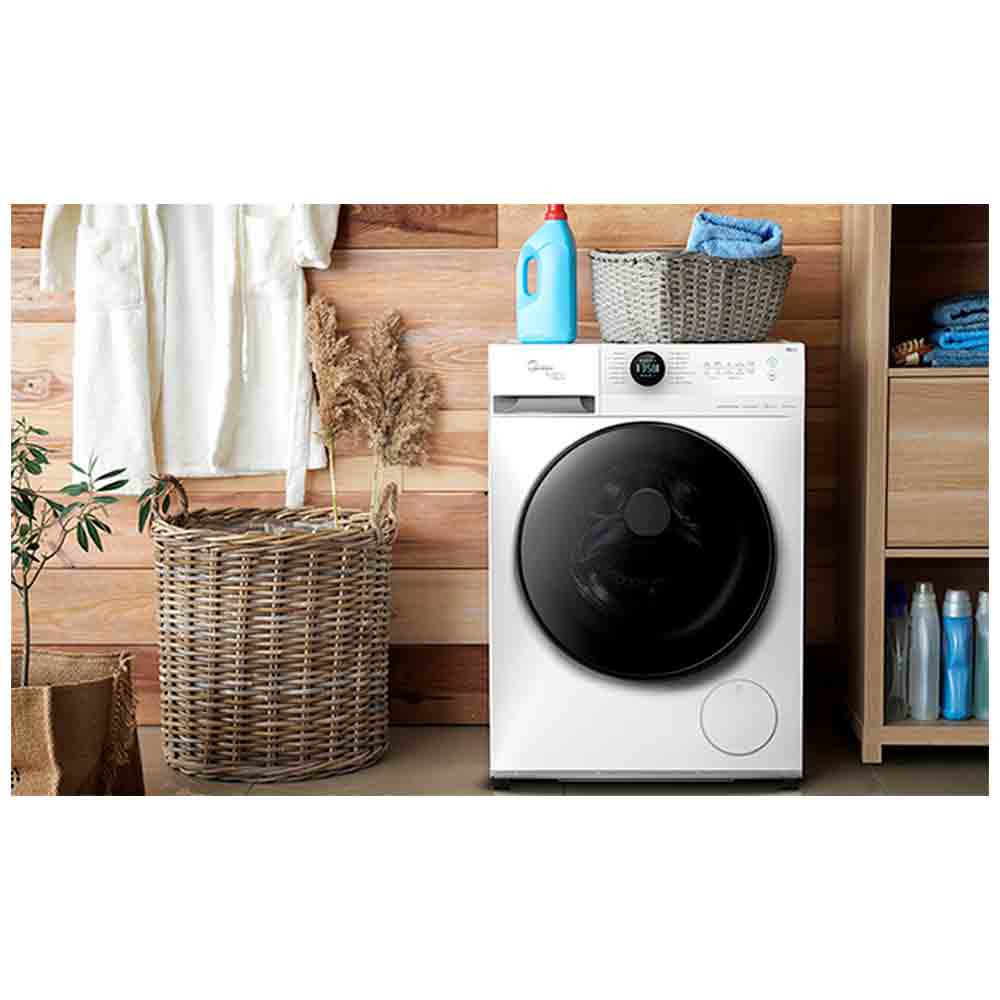 Lava e Seca Midea HealthGuard 13kg/8kg Branca Conectada com Função Turbo - MF200D13