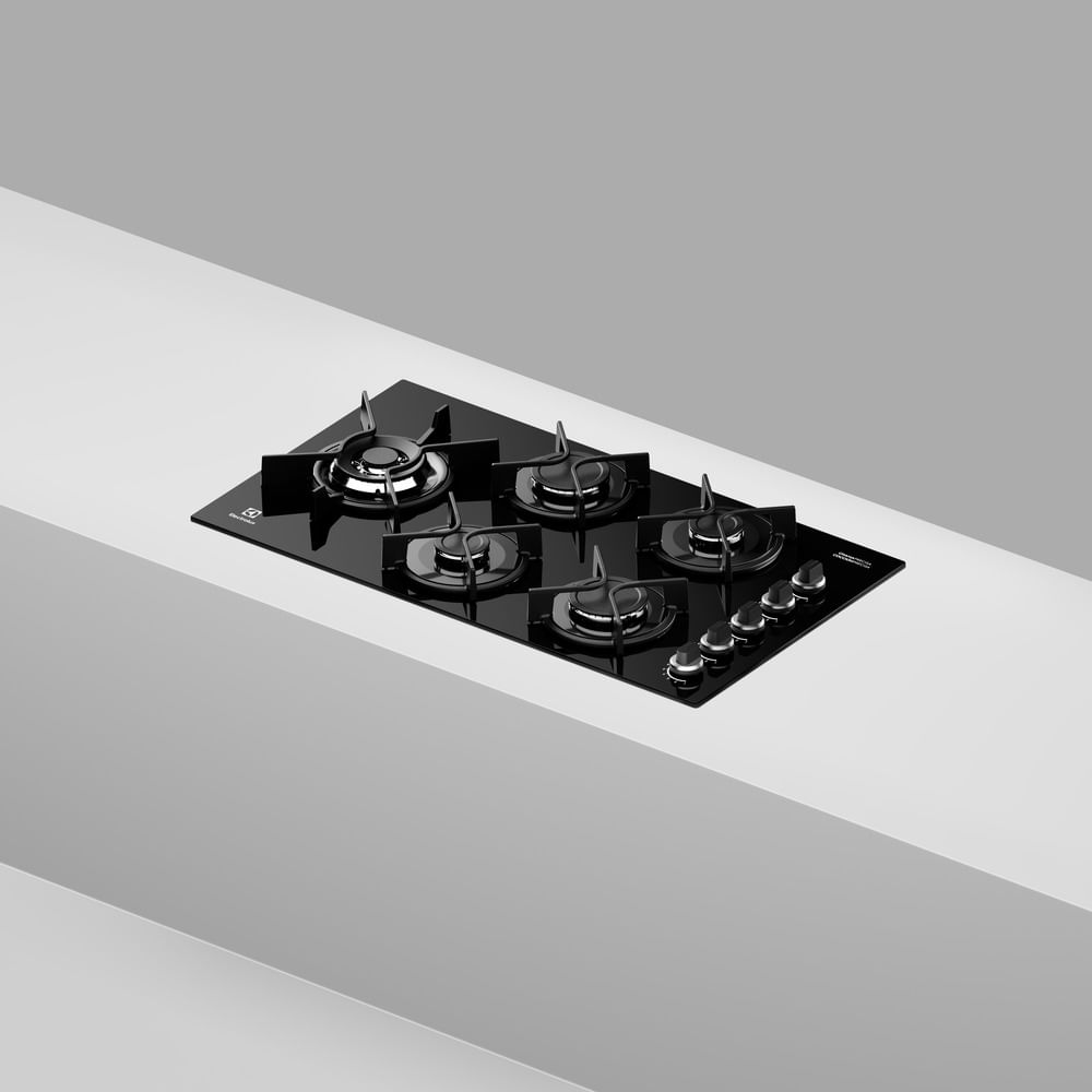 Cooktop Electrolux 5 Bocas Expert com Multi Chama Deslocado (KE5GW)