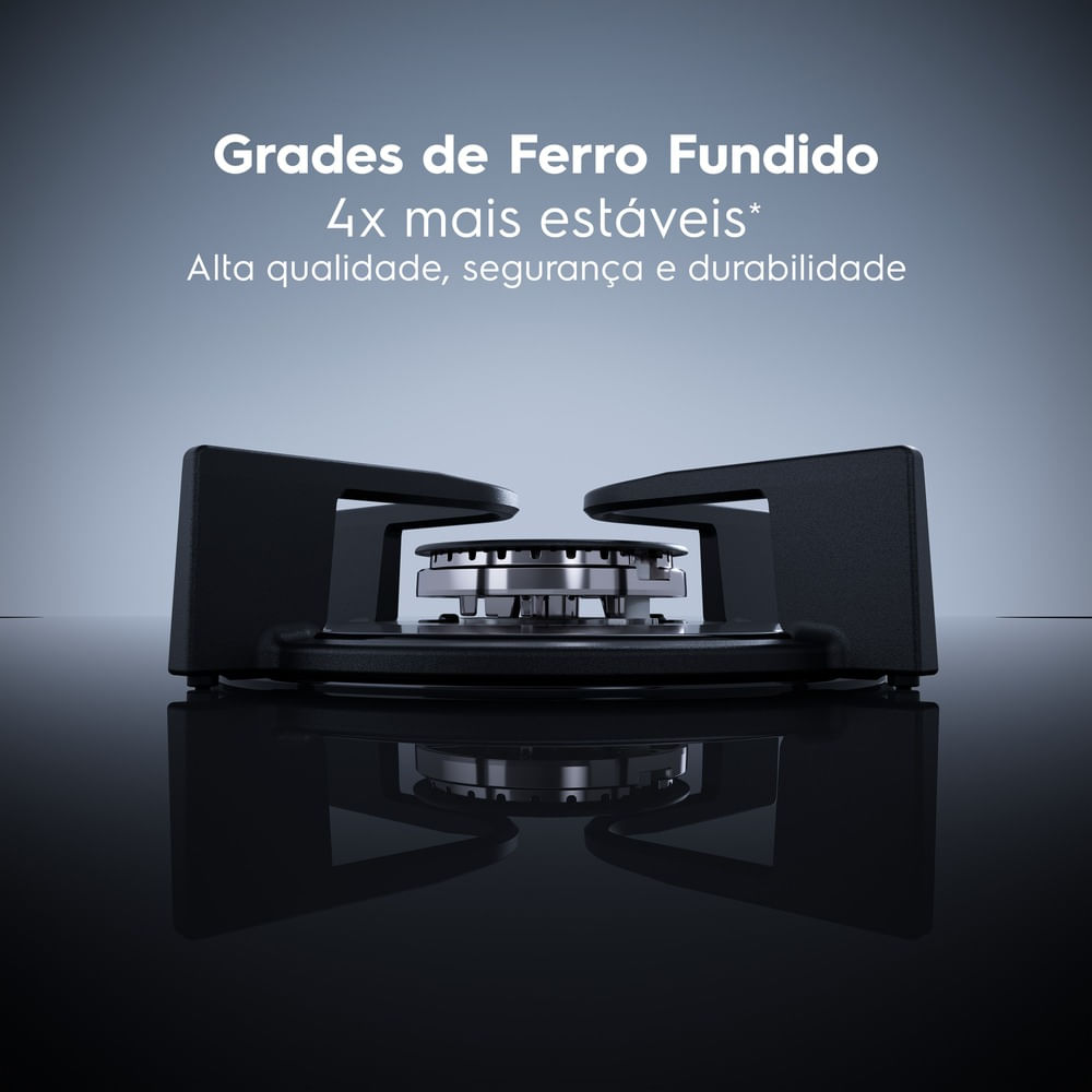 Cooktop Electrolux 5 Bocas Expert com Multi Chama Deslocado (KE5GW)