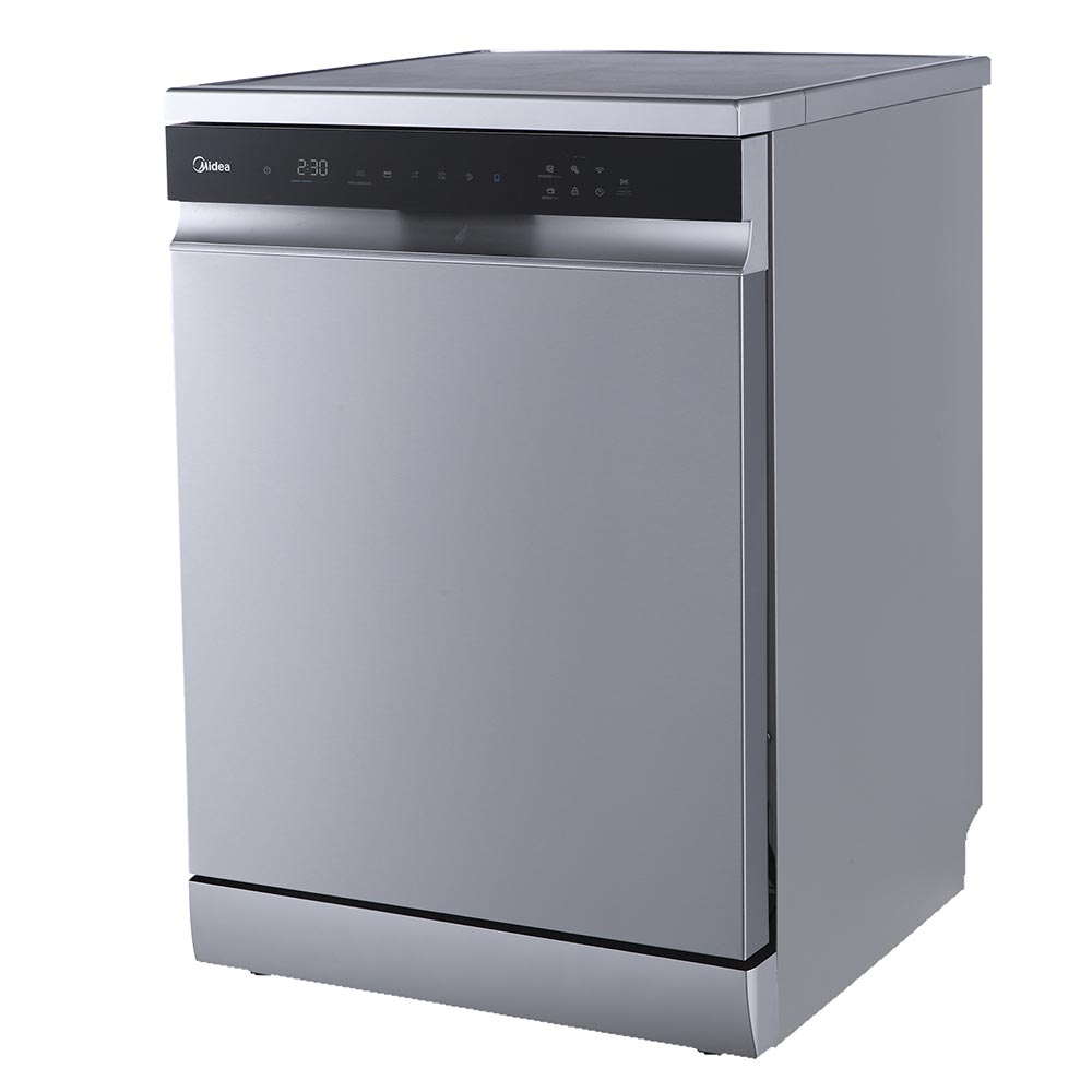 Lava Louças de Piso com 14 Serviços Midea SmartHome com 9 Programas de Lavagem Inox - MDWEF1433GSS2