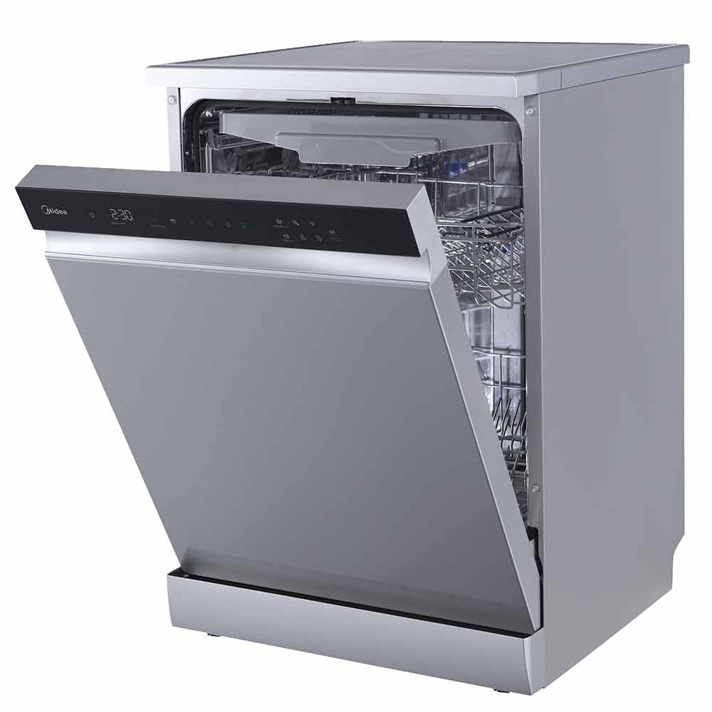 Lava Louças de Piso com 14 Serviços Midea SmartHome com 9 Programas de Lavagem Inox - MDWEF1433GSS2