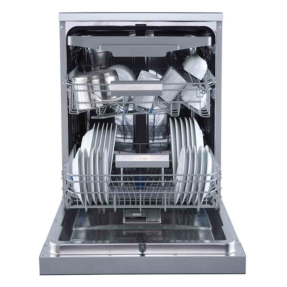 Lava Louças de Piso com 14 Serviços Midea SmartHome com 9 Programas de Lavagem Inox - MDWEF1433GSS2