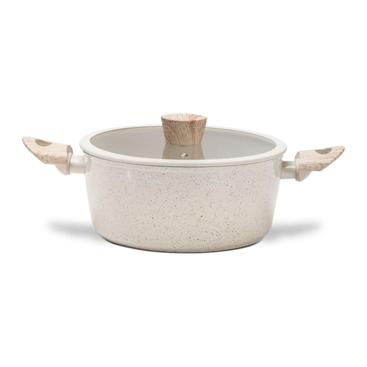 Caçarola de Indução Brinox Sirius Antiaderente Ceramic Life Ø22 cm 2,7 Litros Vanilla VANILLA