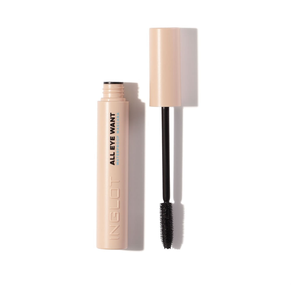 Máscara De Cílios À Prova D'água Inglot All Eye Want Preto
