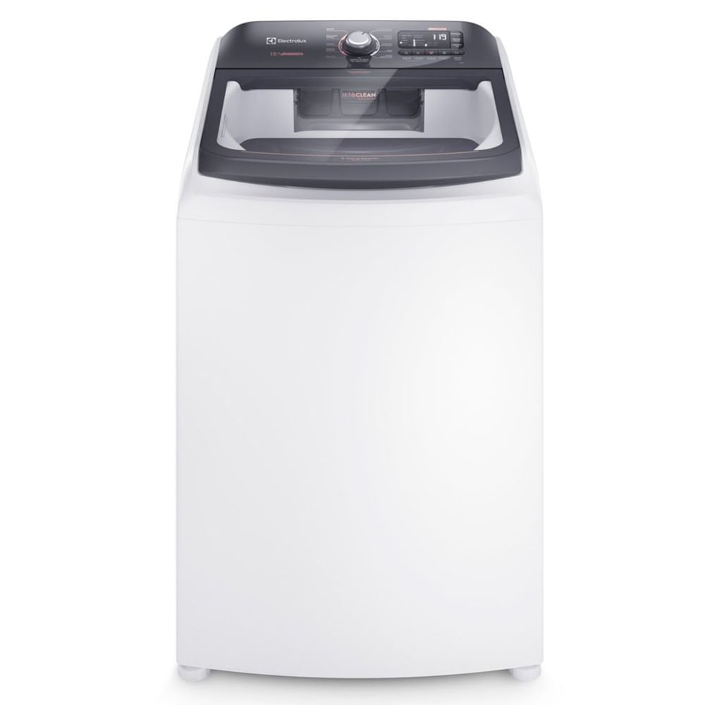 Máquina de Lavar Electrolux Premium Care 15Kg com Cesto Inox, Jet&Clean e Time Control