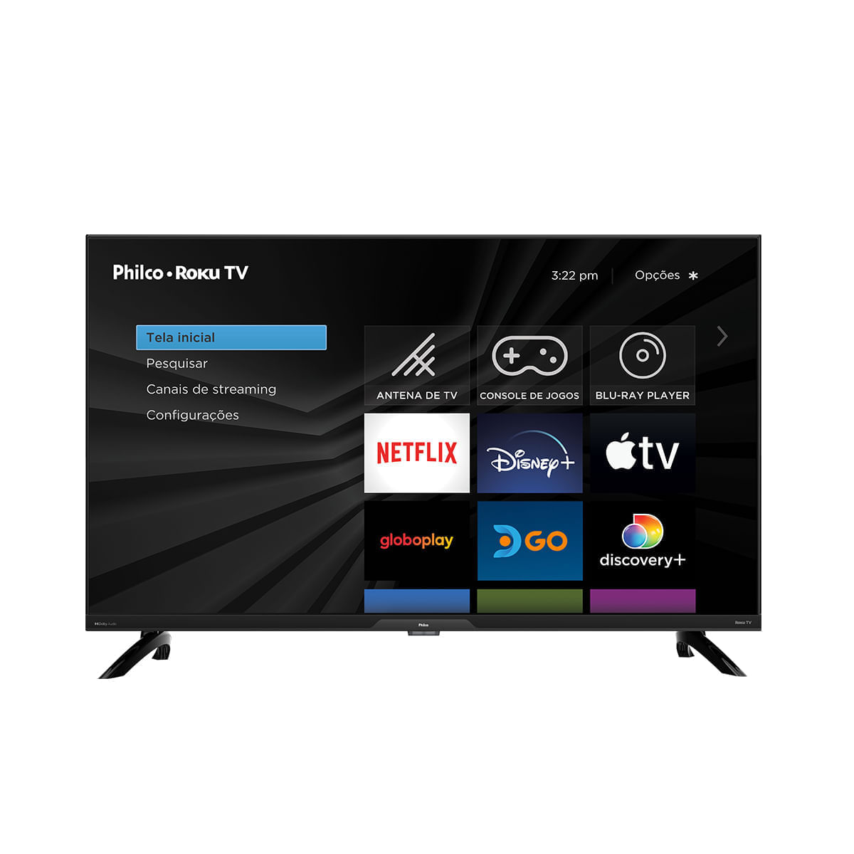 Smart TV 32” Philco LED HD Dolby Audio PTV32G7ER2CPBLH