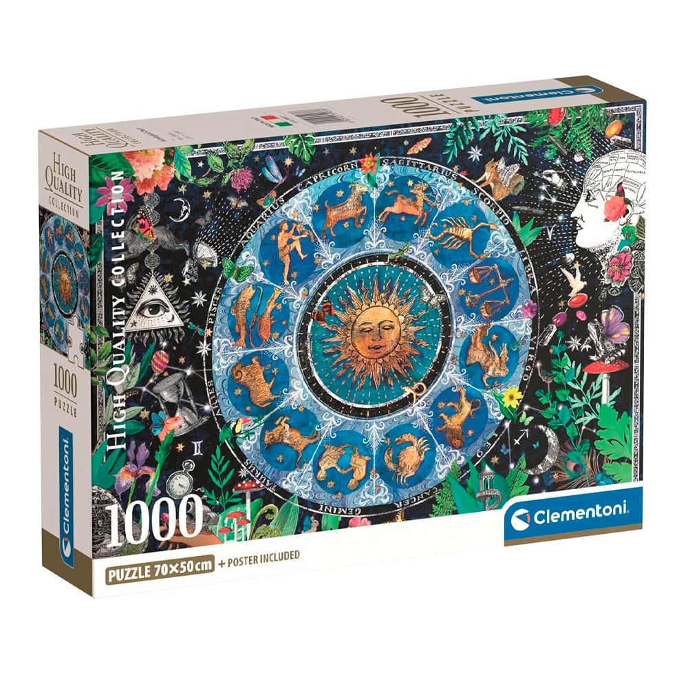 Puzzle 1000 Peças Tabela Astrológica - Clementoni 39937