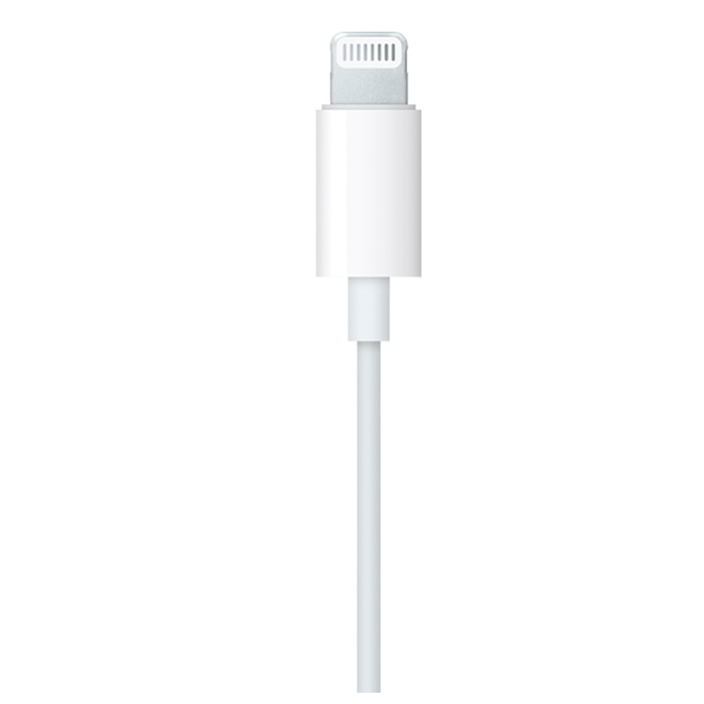 Fone de Ouvido Apple EarPods Intra-Auricular com Conector Lightning Branco - MWTY3BZ/A