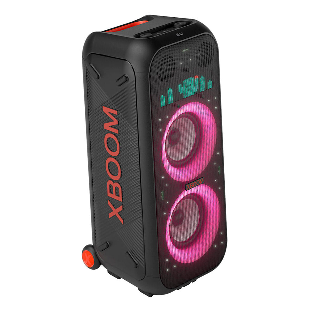 Caixa de Som Bluetooth LG Partybox Xboom XL9T com Proteção IPX4, Display de Pixel LED, Sound Boost, 1000W RMS